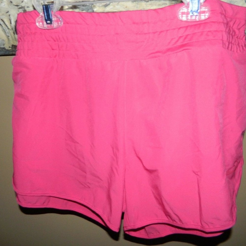 Asics Cleo Pop Pink Shorts Womens Size Large (V-40)
